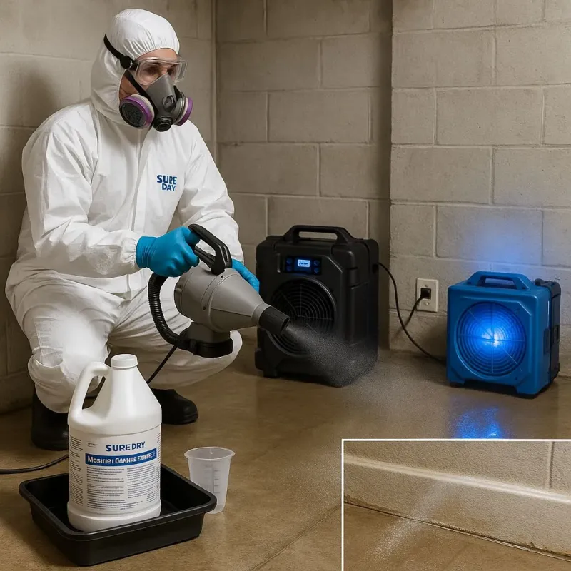 Sanitization and Odor Removal process in Sparta, MO